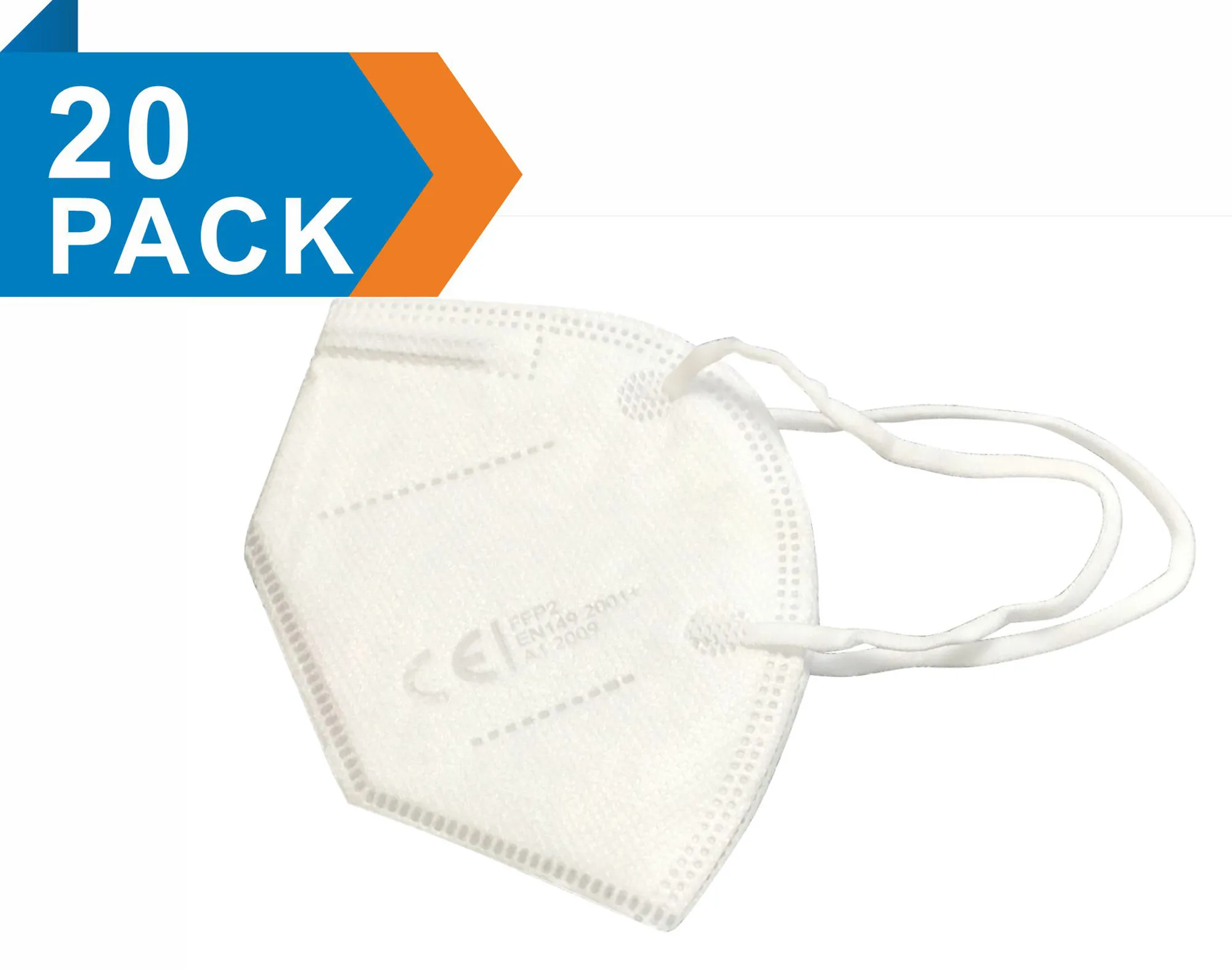 D0059  KN95/FFP2 Protective Mask (ZERO VAT) White